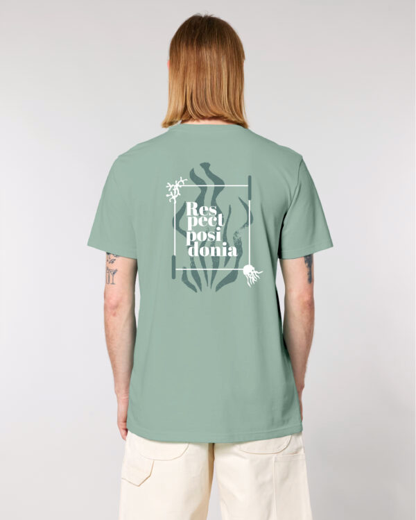 Camiseta unisex - Bordado nube fins al cel - Posidonia - color Verde - 41 - Imagen 2